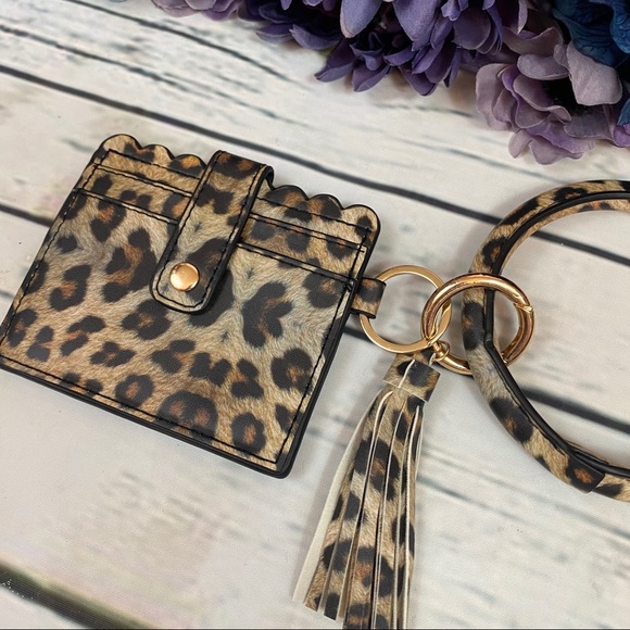 Bags Keyring Bracelet With Wallet Credit Card Holder Poshmark